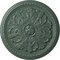 Ekena Millwork Swindon Ceiling Medallion (Fits Canopies up to 2 7/8"), Hnd-Painted Cloud Burst, 16 7/8"OD x 1 1/2"P CM16SWCBF - alternate 1